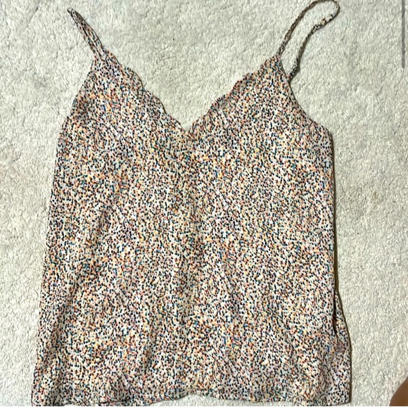 Socialite Tops - Socialite- Camisole colorful polka dot top - M